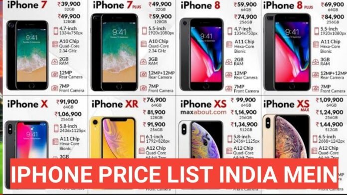 iphone price list in india iphone price list in india